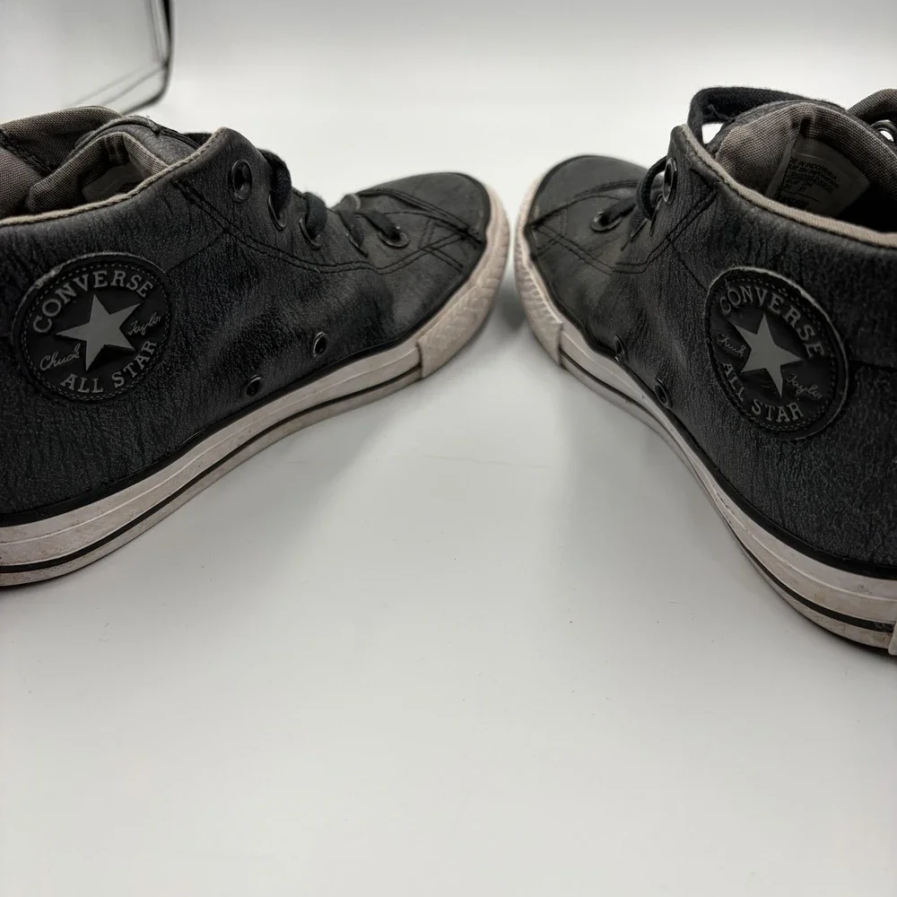Converse Boys‎ Sneakers All Star Black High-Top Leather Size 2.5